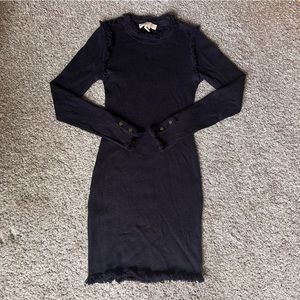 Michael Kors Knit Bodycon Dress Long Sleeve